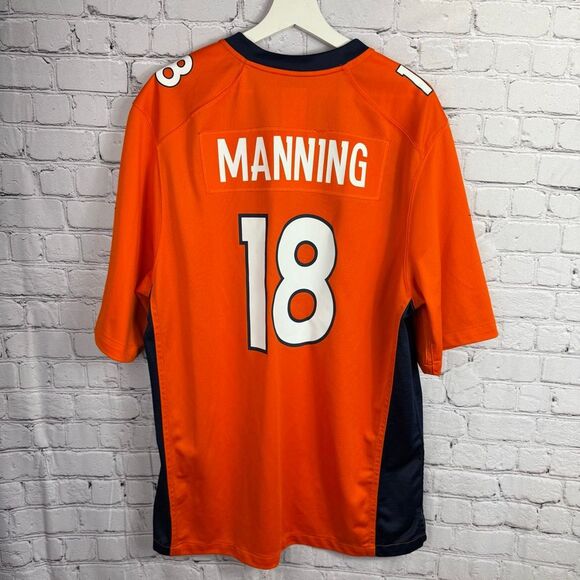 NIKE BRONCOS ON FIELD MANNING #18 JERSEY SIZE XL - Picture 6 of 8